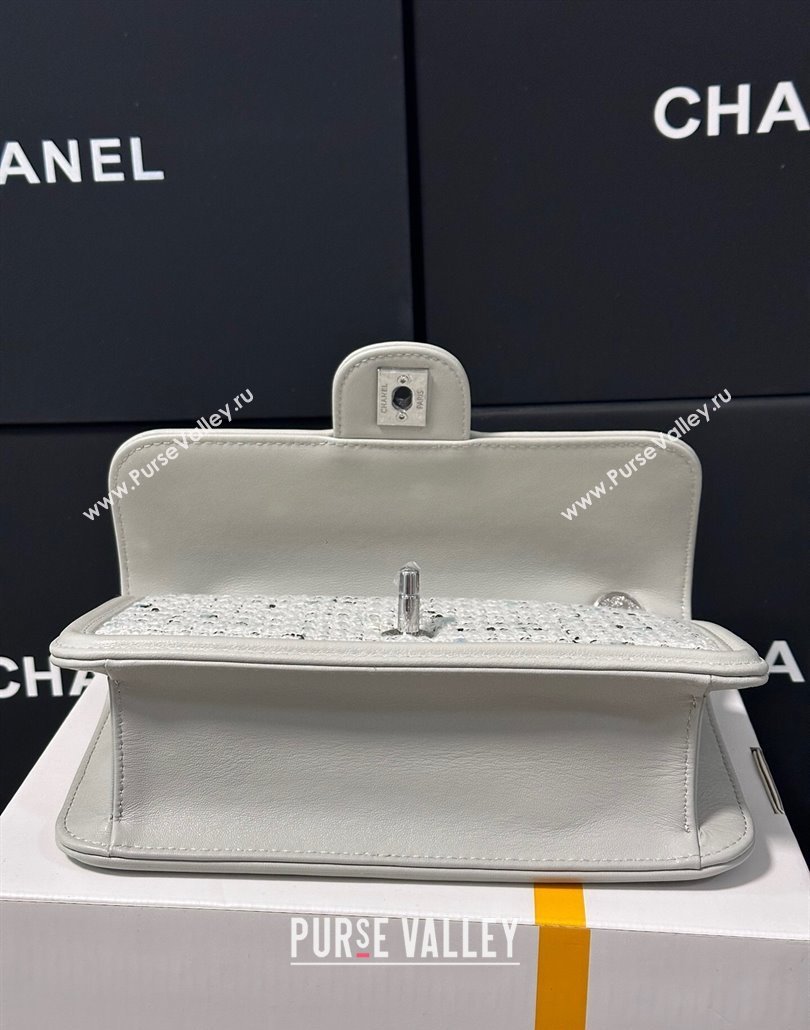 Chanel Tweed Small Flap Bag AS5234 Light Grey 2025 (yezi-250113011)