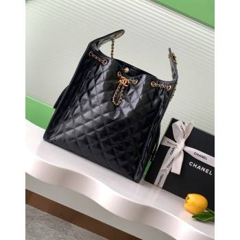 Chanel Quilted Calfskin Large Hobo bag AS5311 Black 2025 (yezi-250111033)