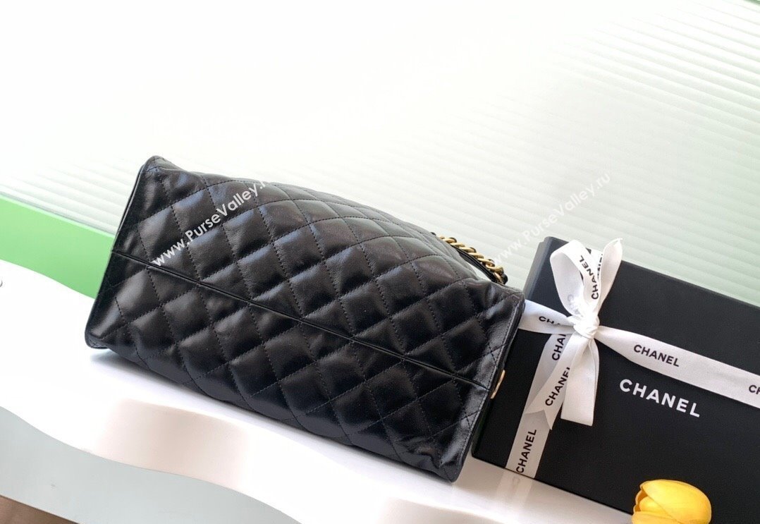 Chanel Quilted Calfskin Large Hobo bag AS5311 Black 2025 (yezi-250111033)