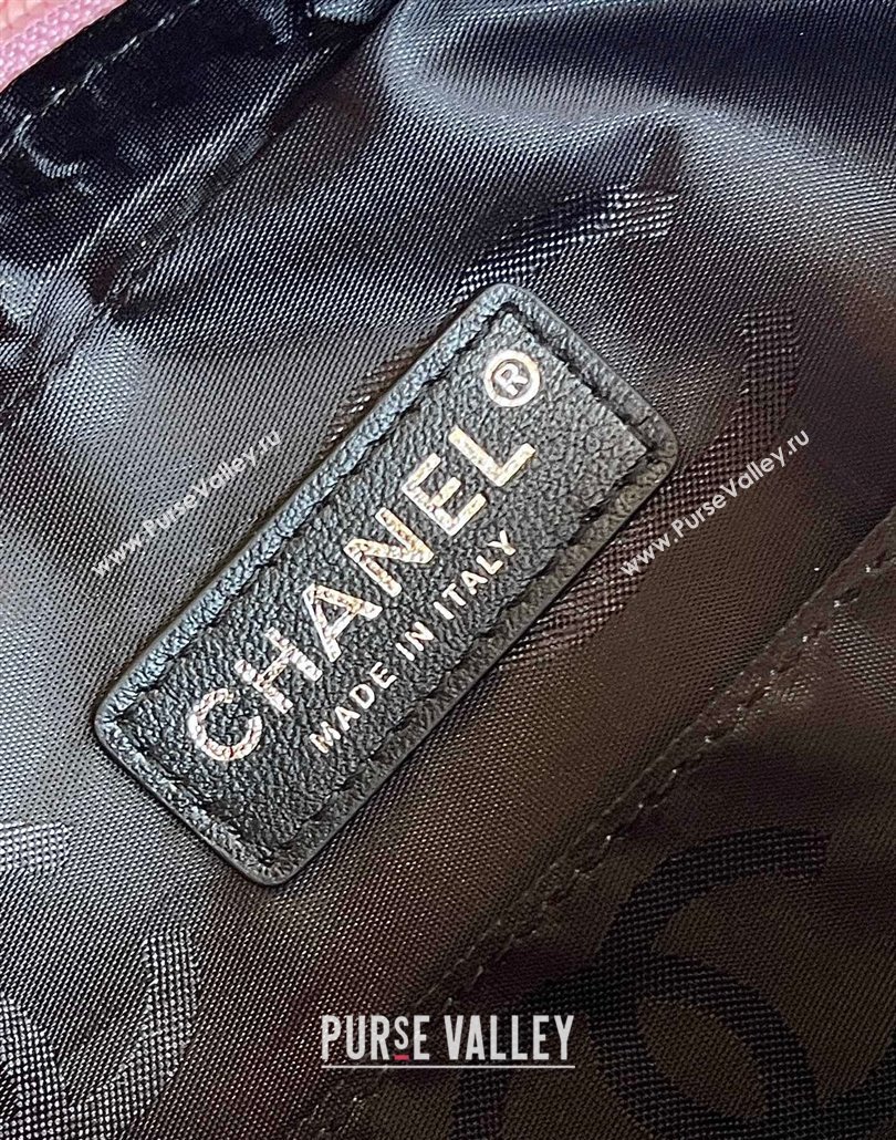 Chanel Quilted Calfskin Leather Camera Bag with Maxi CC Pink 2025 AS6326 (yezi-250111058)