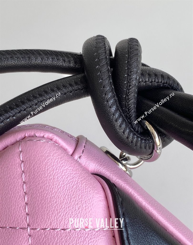 Chanel Quilted Calfskin Leather Hobo Bag with Maxi CC Pink 2025 AS6328 (yezi-250111064)