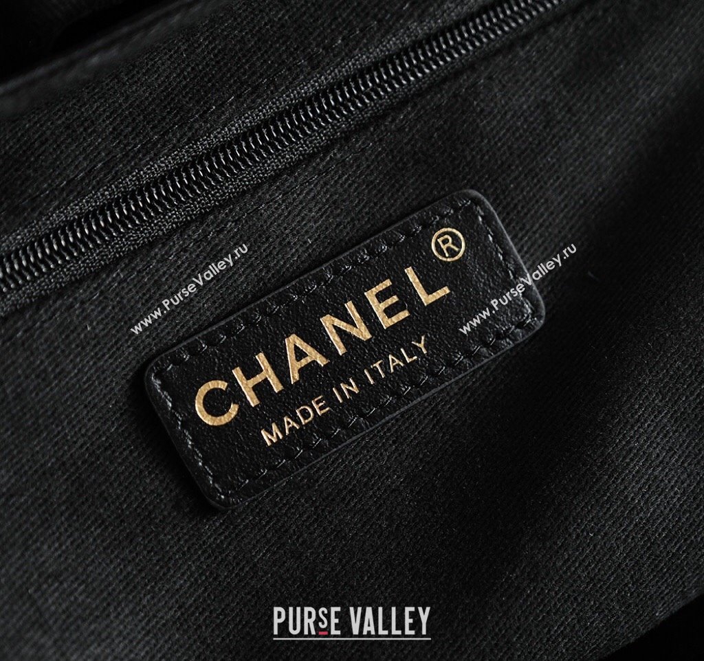 Chanel Vintage Suede Flap Bag with Wide Strap Black 2025 CH011303 (yezi-250113058)