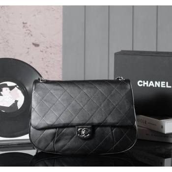 Chanel Vintage Quilted Calfskin Flap Bag Black 2025 0113 (yezi-250113059)