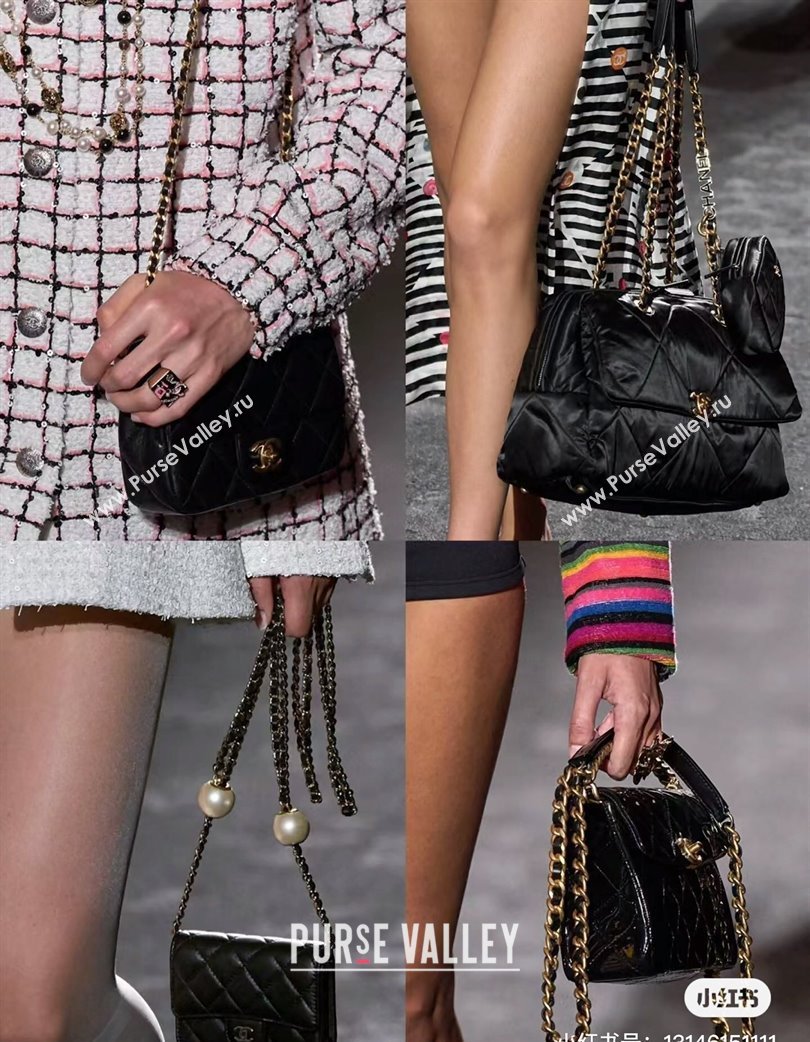 Chanel Black Nylon Flap Travel Bag 2025 0213 (xing-250213068)