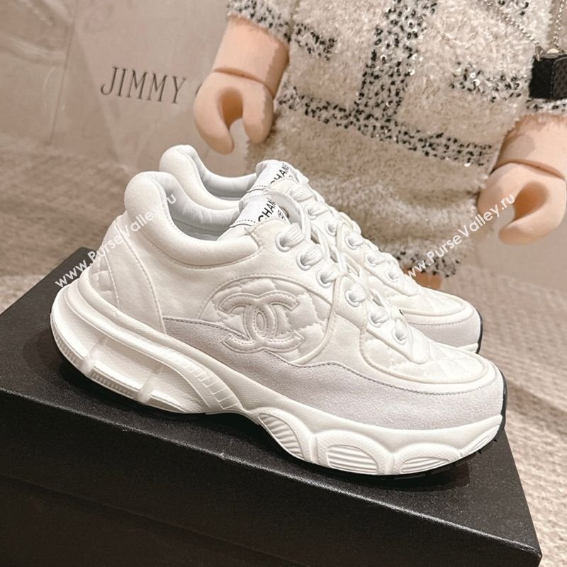 Chanel Suede Fabric Sneakers White Upper 2025 CH030510 (MD-250305057)