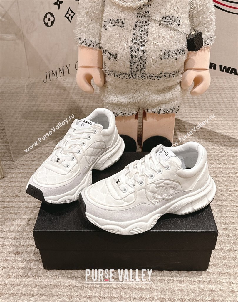 Chanel Suede Fabric Sneakers White Upper 2025 CH030510 (MD-250305057)