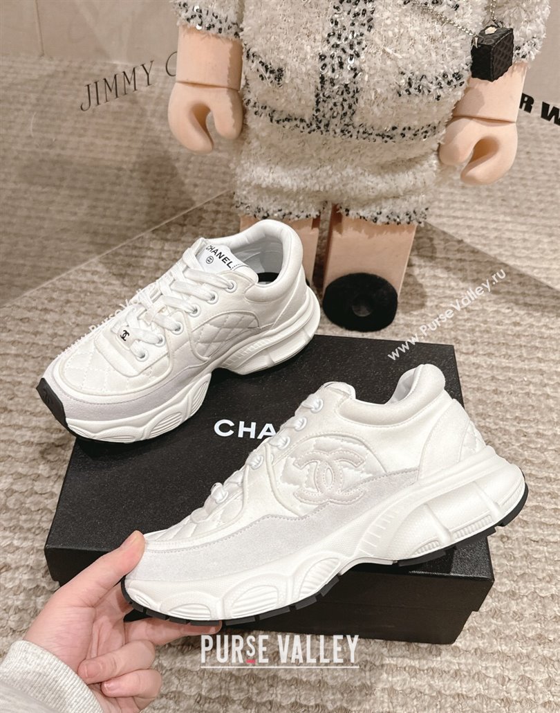 Chanel Suede Fabric Sneakers White Upper 2025 CH030510 (MD-250305057)