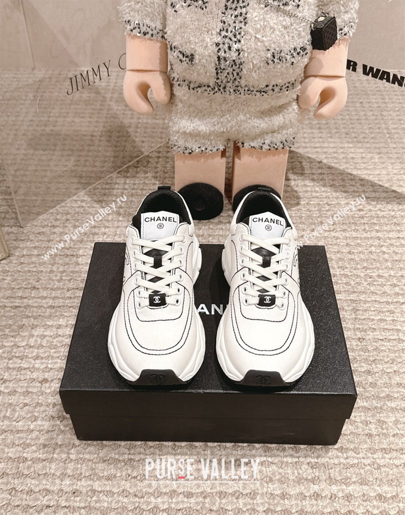 Chanel Cotton Sneakers White 2025 CH030510 (MD-250305058)