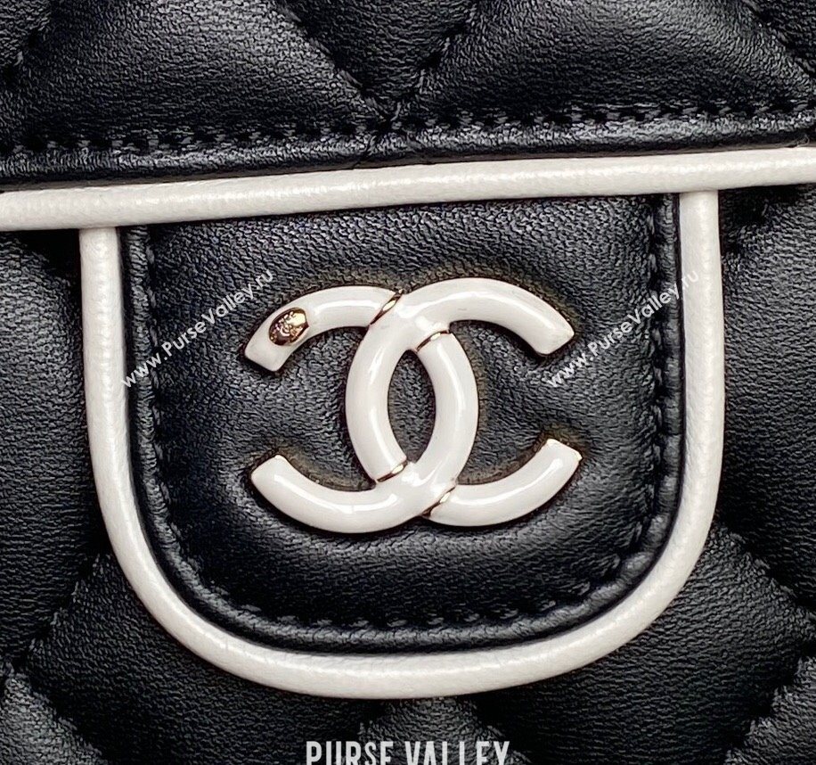 Chanel Lambskin Mini Camera bag Black 2025 AP4516 (yezi-250526015)