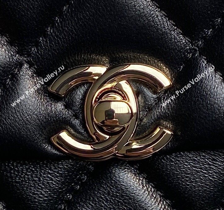 Chanel Lambskin Clutch with Chain AP4592 Black 2025 (yezi-250526022)