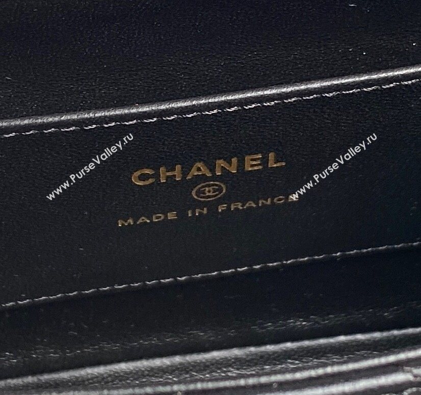Chanel Lambskin Clutch with Chain AP4592 Black 2025 (yezi-250526022)