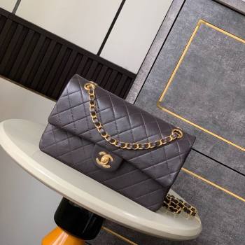 Chanel Vintage Lambskin Medium Flap Bag Chocolate Brown 2025 CH032701 (yezi-250526025)