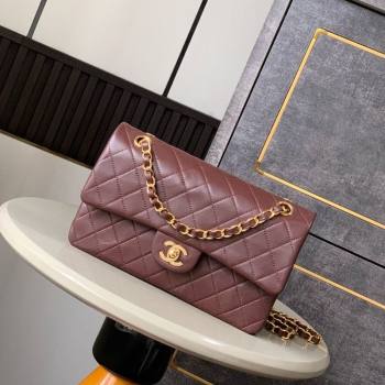Chanel Vintage Lambskin Medium Flap Bag Brown2 2025 CH032701 (yezi-250526026)