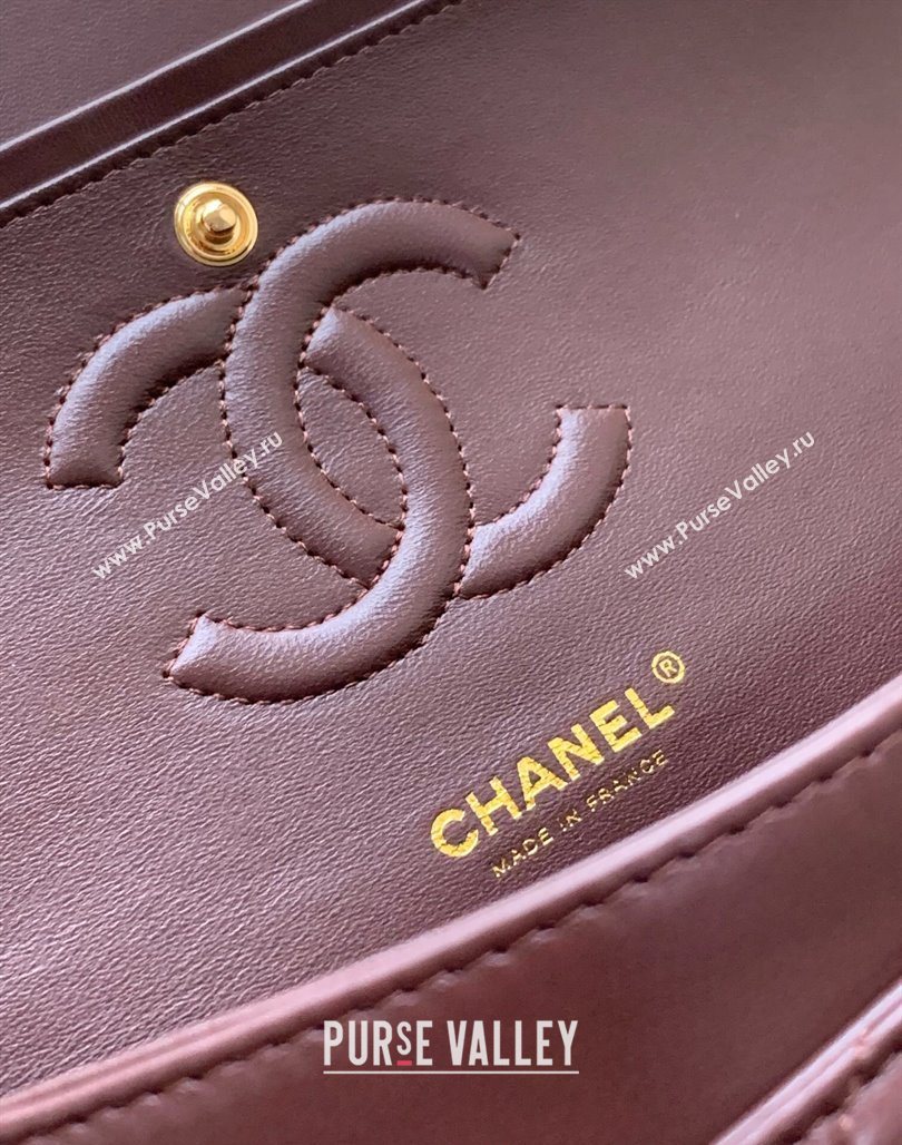 Chanel Vintage Lambskin Medium Flap Bag Brown2 2025 CH032701 (yezi-250526026)