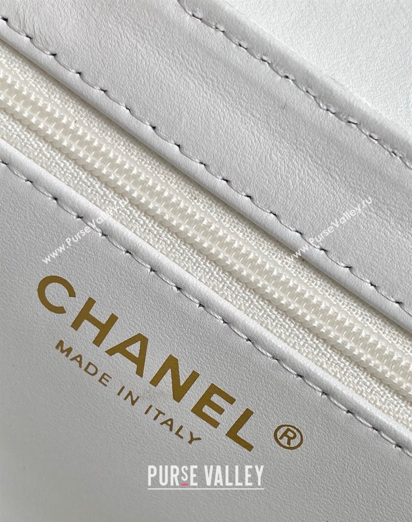 Chanel Sequins Mini Shopping Bag AS4416 White 2025 (yezi-250526094)