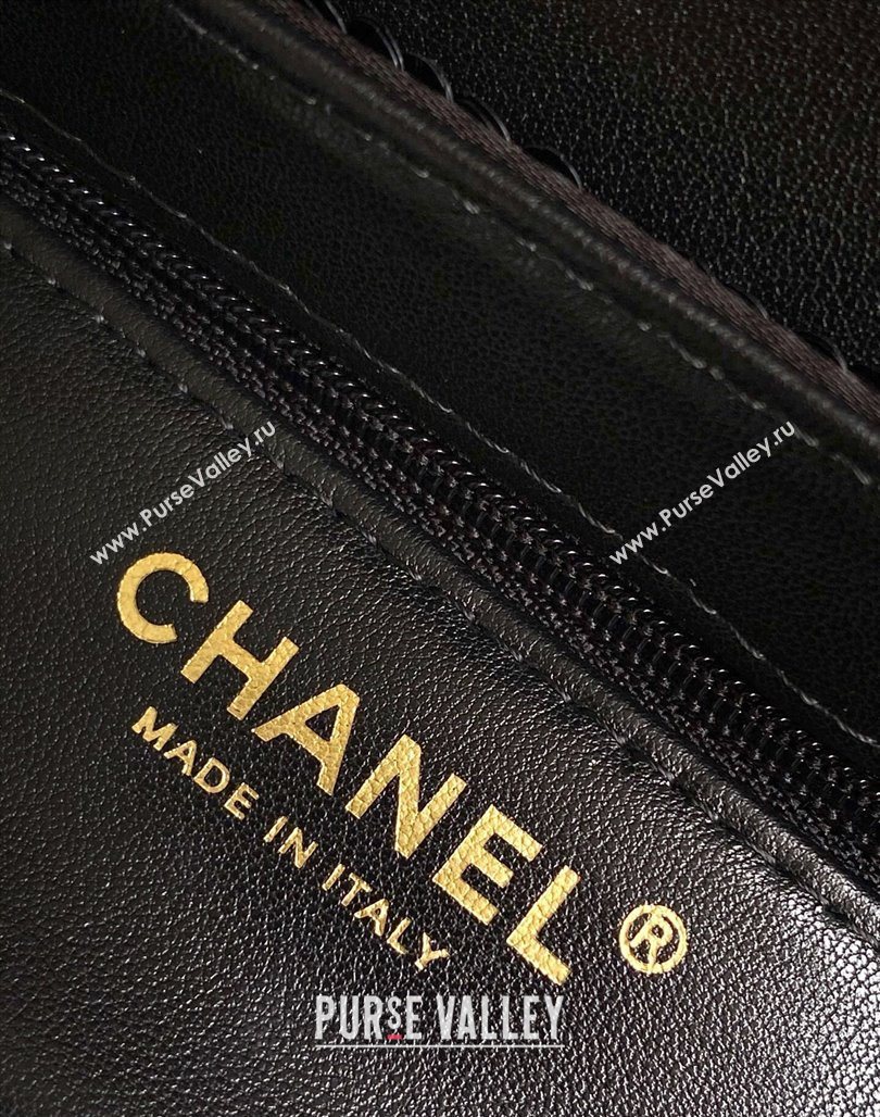 Chanel Sequins Mini Shopping Bag AS4416 Black 2025 (yezi-250526095)
