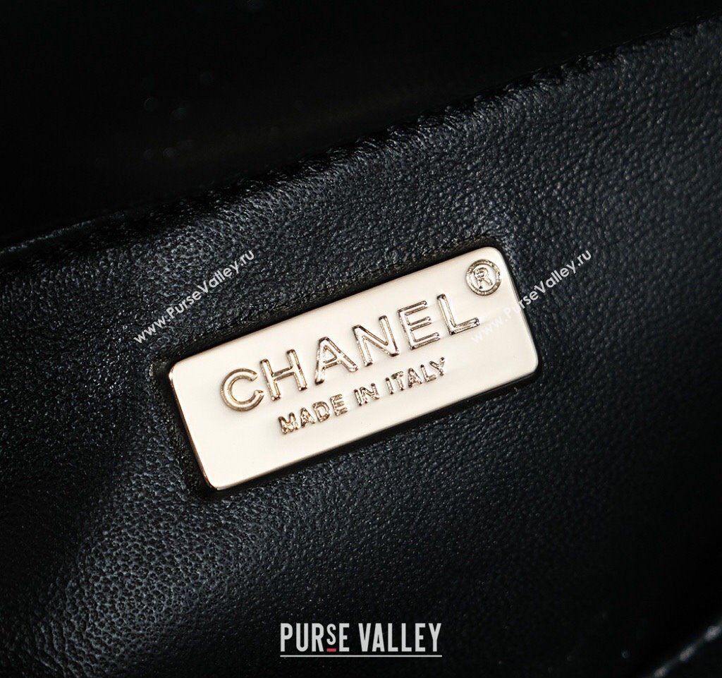 Chanel Tweed Sequins Mini Flap Bag Black 2025 CH052604 (yezi-250526063)