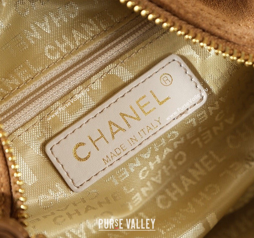 Chanel Brown Suede Boston Bag 2025 CH052673 (yezi-250526073)