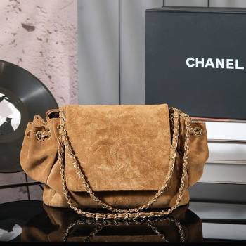 Chanel Brown Suede Flap Bag 2025 CH052673 (yezi-250526074)