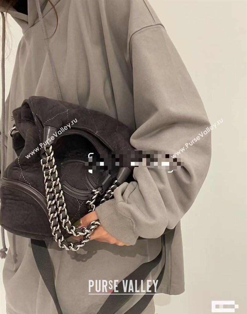 Chanel Vintage Suede Shopping Bag Brown 2025 CH052675 (yezi-250526075)