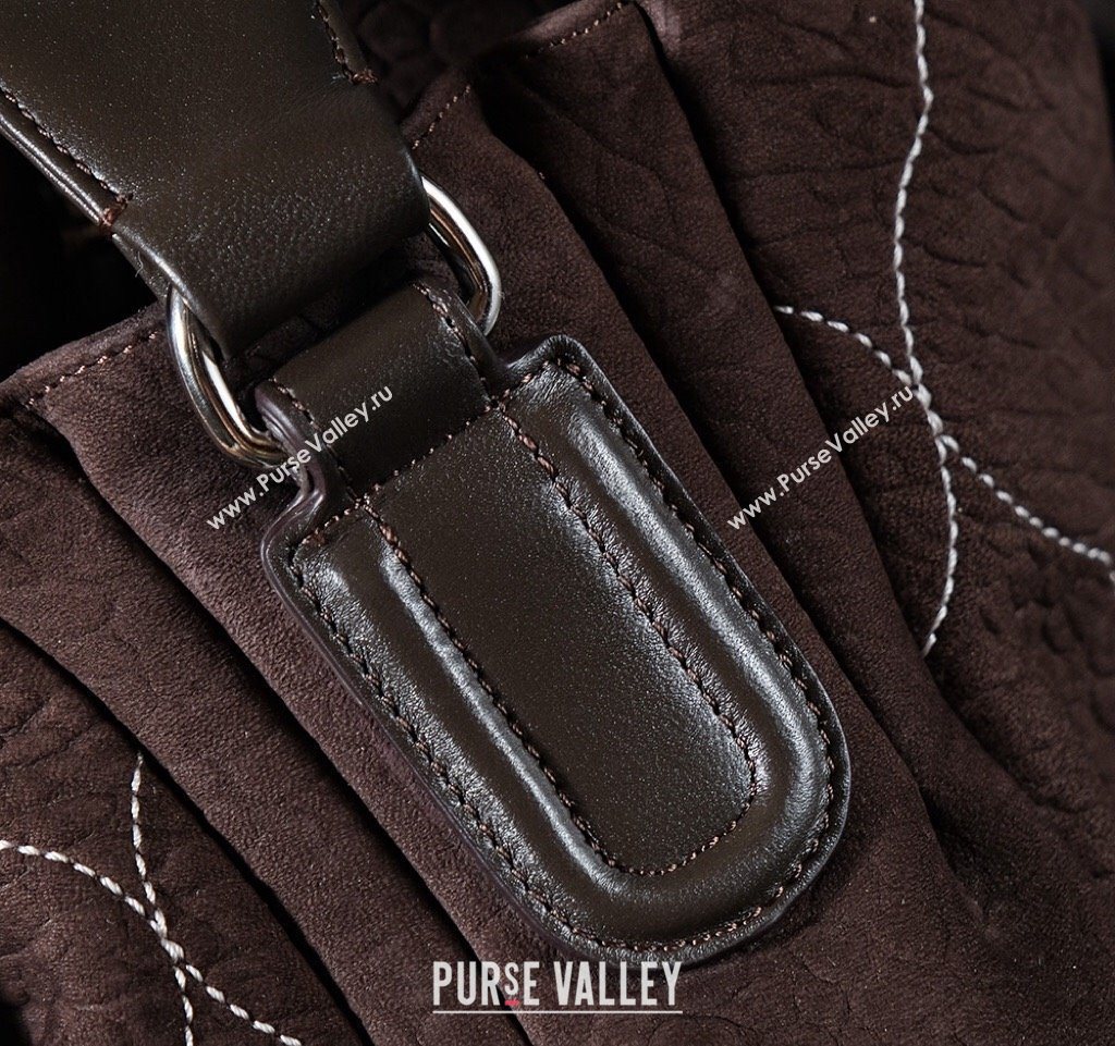 Chanel Vintage Suede Shopping Bag Brown 2025 CH052675 (yezi-250526075)