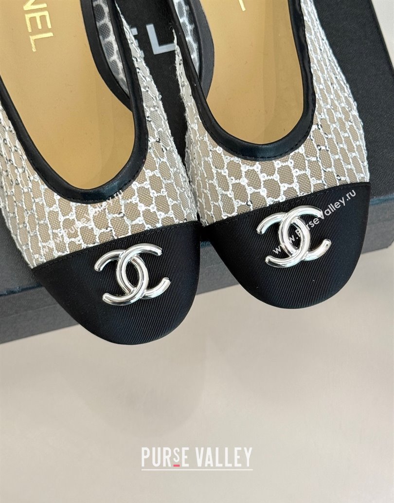 Chanel Mesh Heel Mules Black 2025 CH061014 (MD-250610083)
