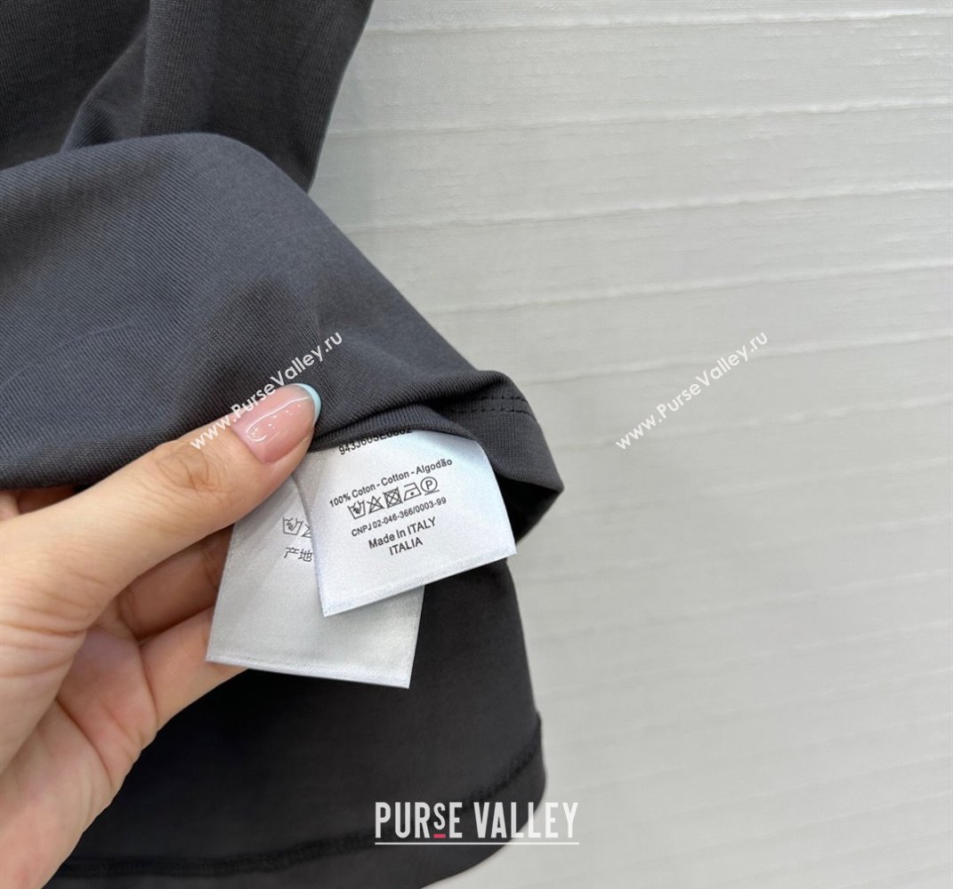 Dior Cotton Vest with Studs Grey 2025 DR061202 (QI-250612009)