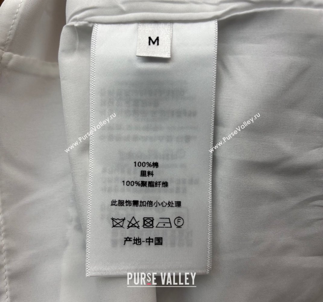 Dior Printed Dress with Pleated Trim 2025 0611 (QI-250611005)