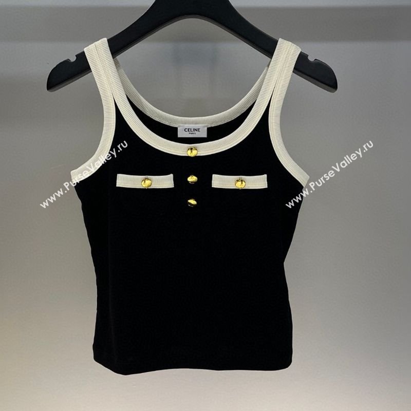 Celine Vest Black/White 2025 0611 (QI-250611019)