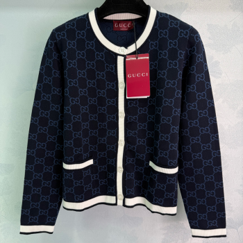 Gucci GG Cardigan Black 2025 0611 (QI-250611001)