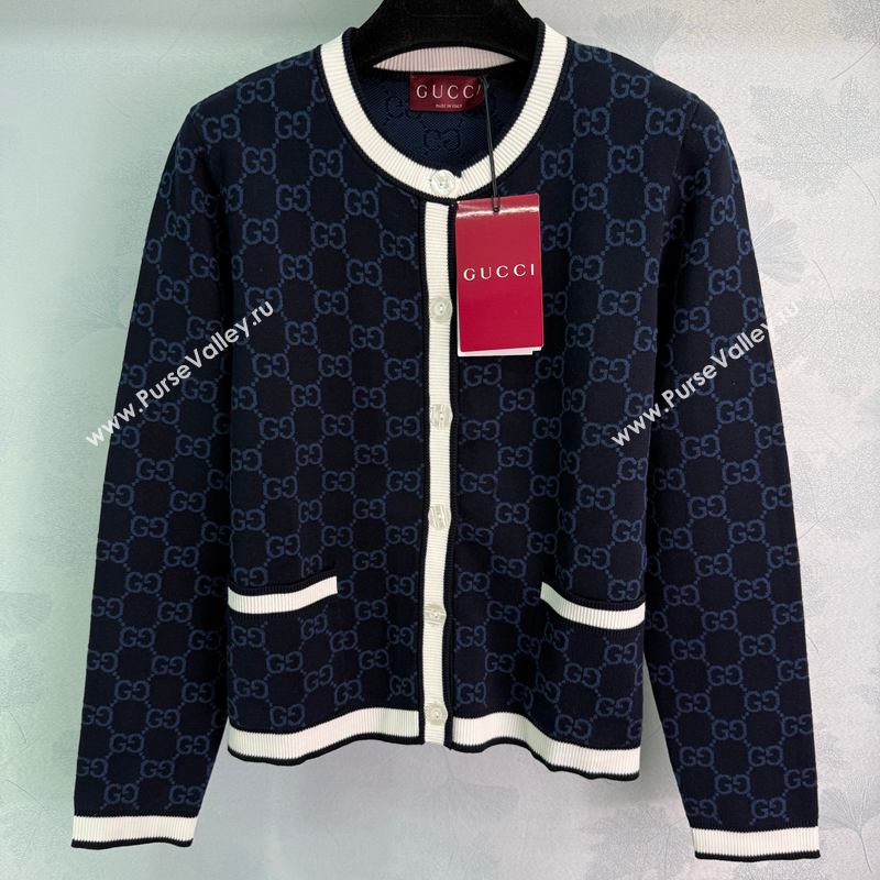 Gucci GG Cardigan Black 2025 0611 (QI-250611001)