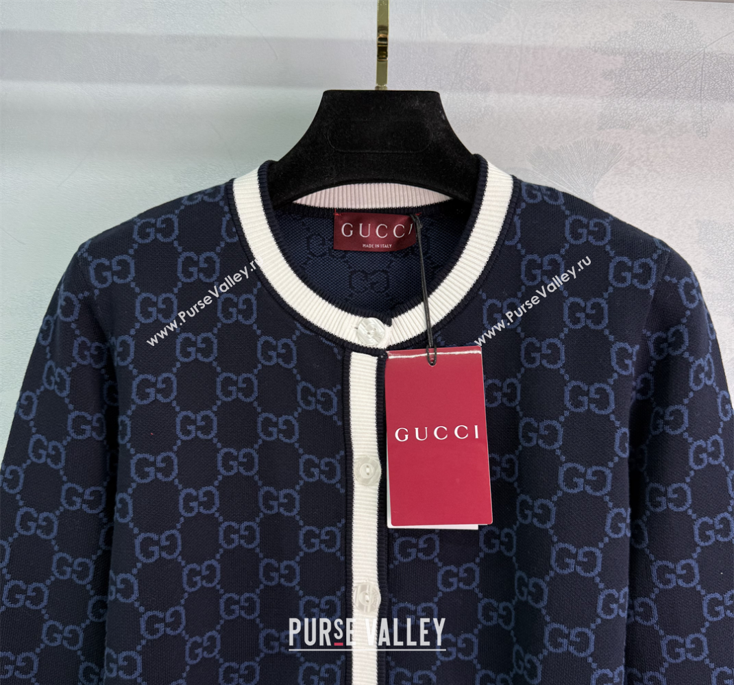 Gucci GG Cardigan Black 2025 0611 (QI-250611001)