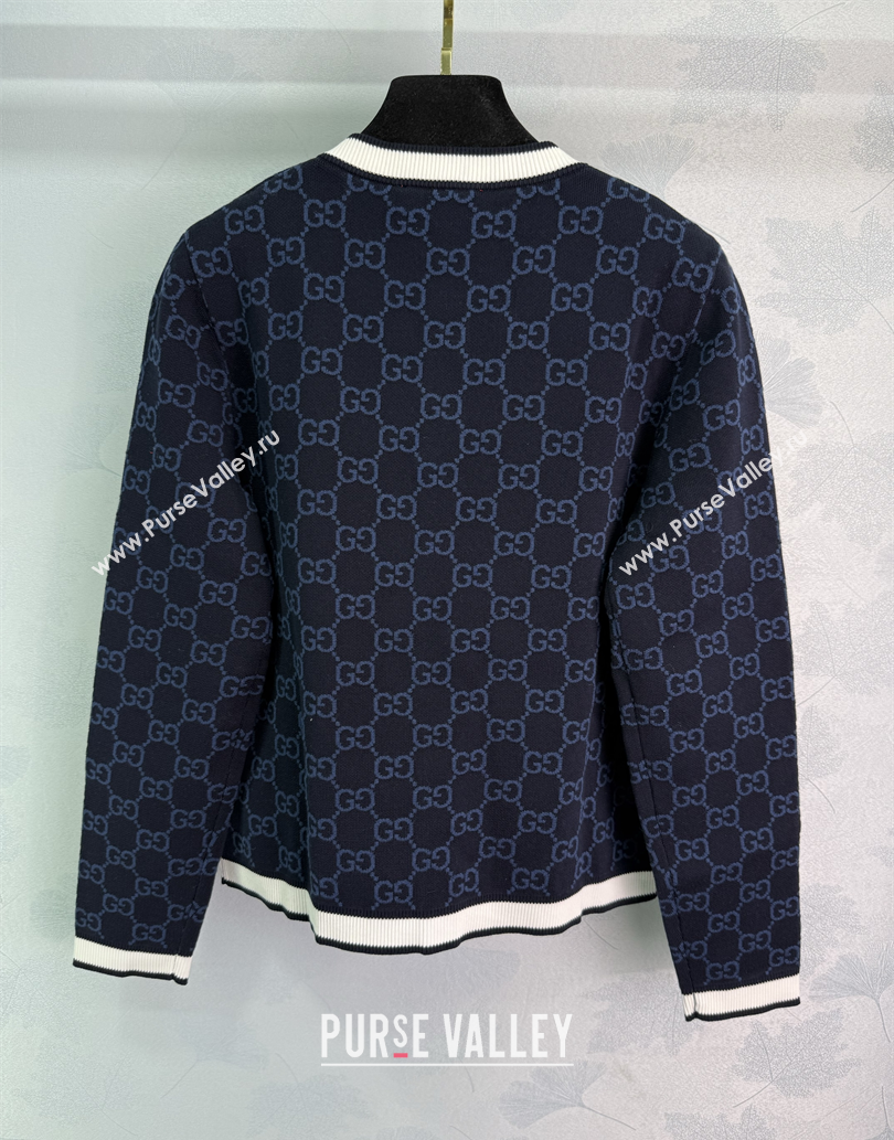 Gucci GG Cardigan Black 2025 0611 (QI-250611001)