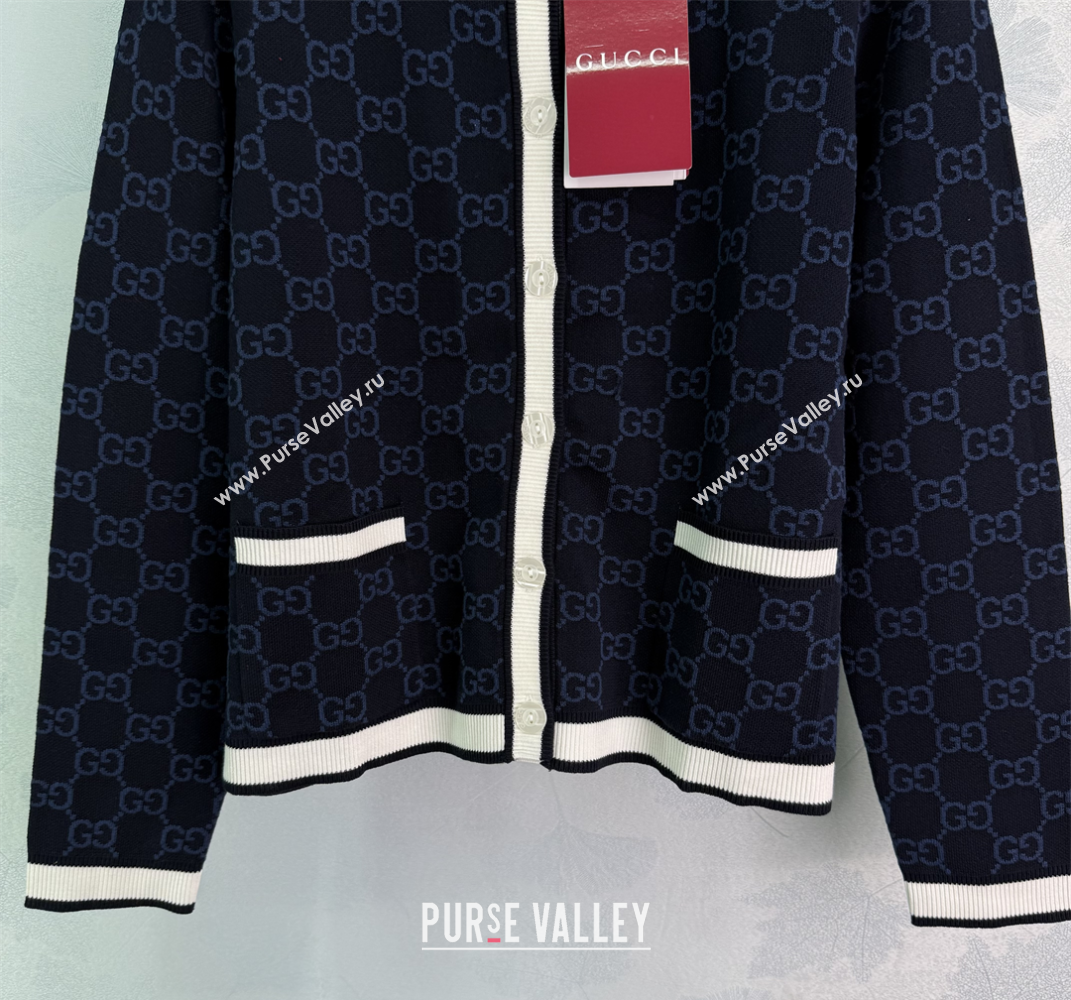Gucci GG Cardigan Black 2025 0611 (QI-250611001)