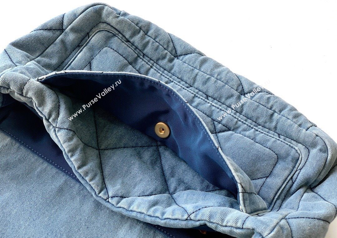 Chanel Denim Flap Bag with Large Pocket Light Blue 2025 CH070301 (yezi-250703014)