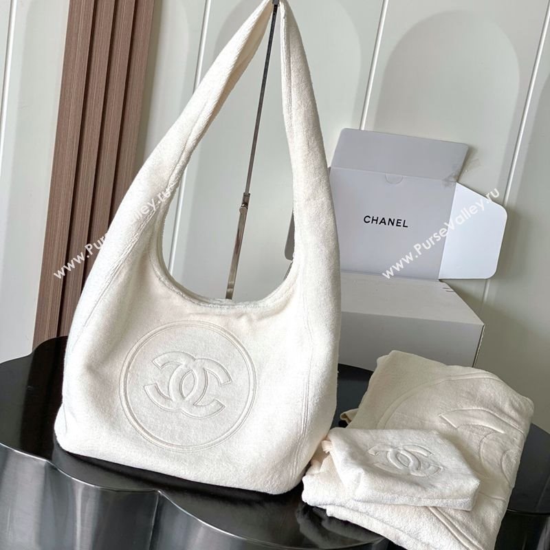 Chanel Cotton Beachwear Set Ivory White 2025 AAA938 (yezi-250702065)