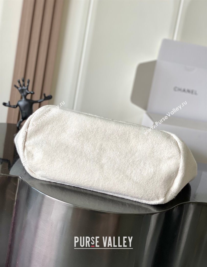 Chanel Cotton Beachwear Set Ivory White 2025 AAA938 (yezi-250702065)