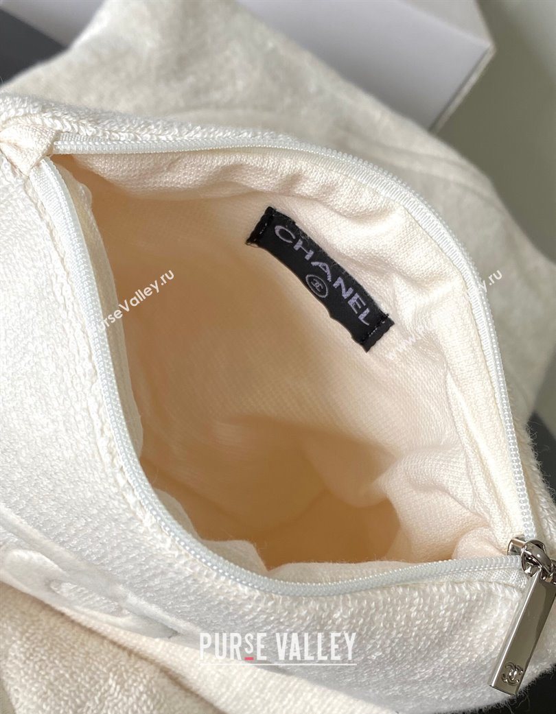 Chanel Cotton Beachwear Set Ivory White 2025 AAA938 (yezi-250702065)