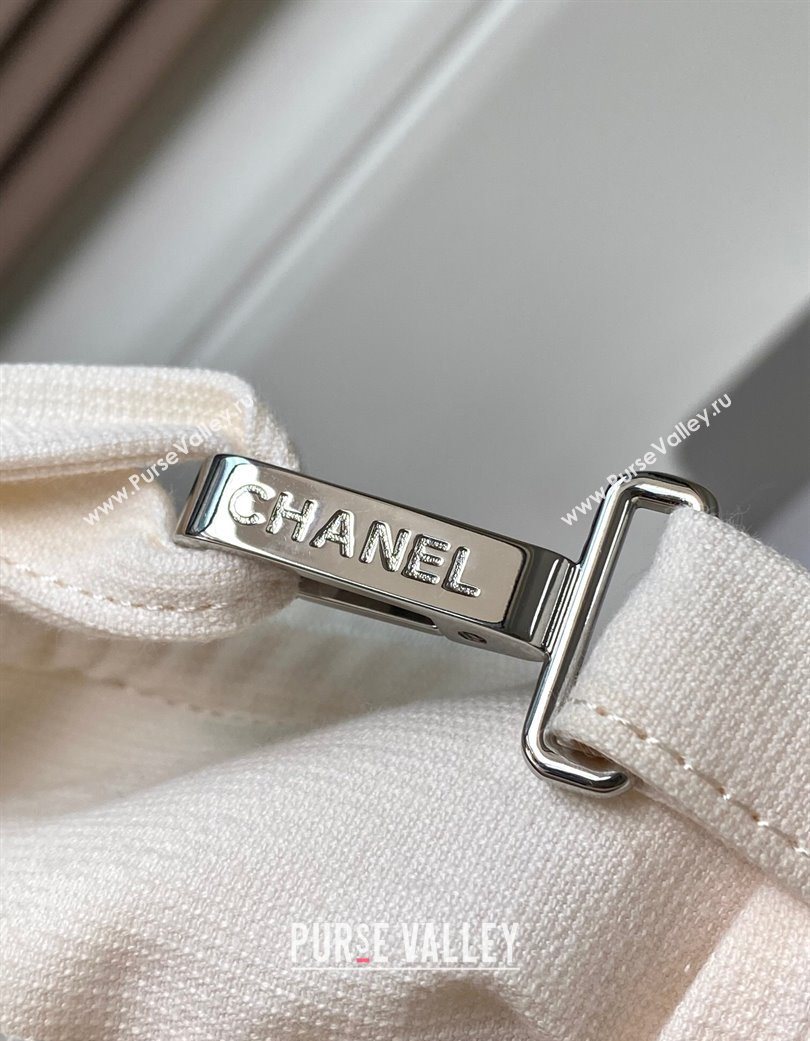 Chanel Cotton Beachwear Set Ivory White 2025 AAA938 (yezi-250702065)