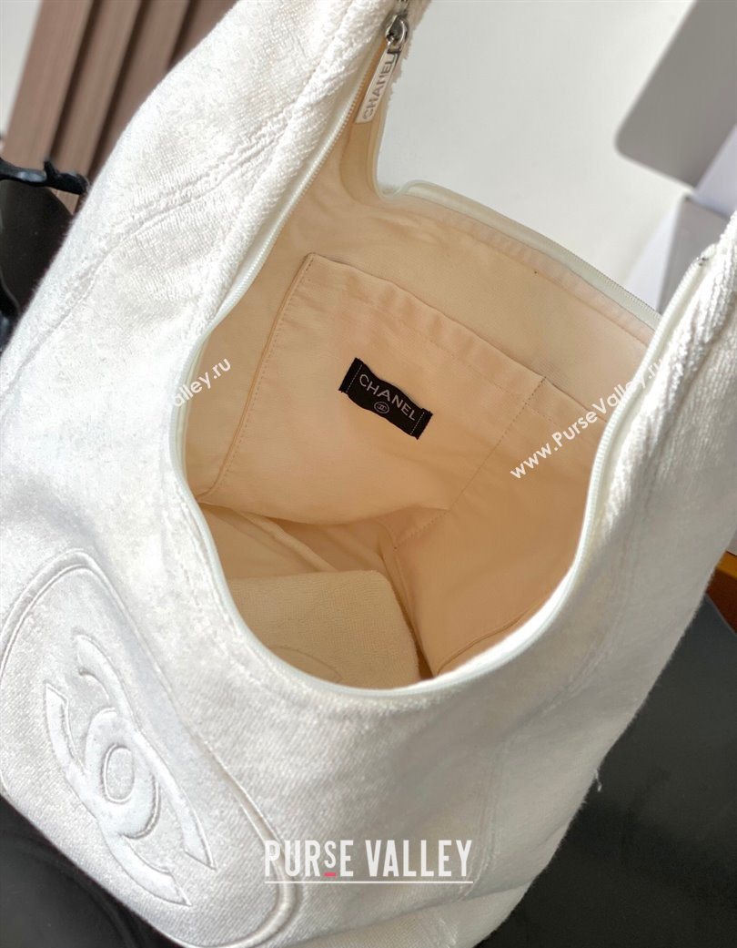 Chanel Cotton Beachwear Set Ivory White 2025 AAA938 (yezi-250702065)