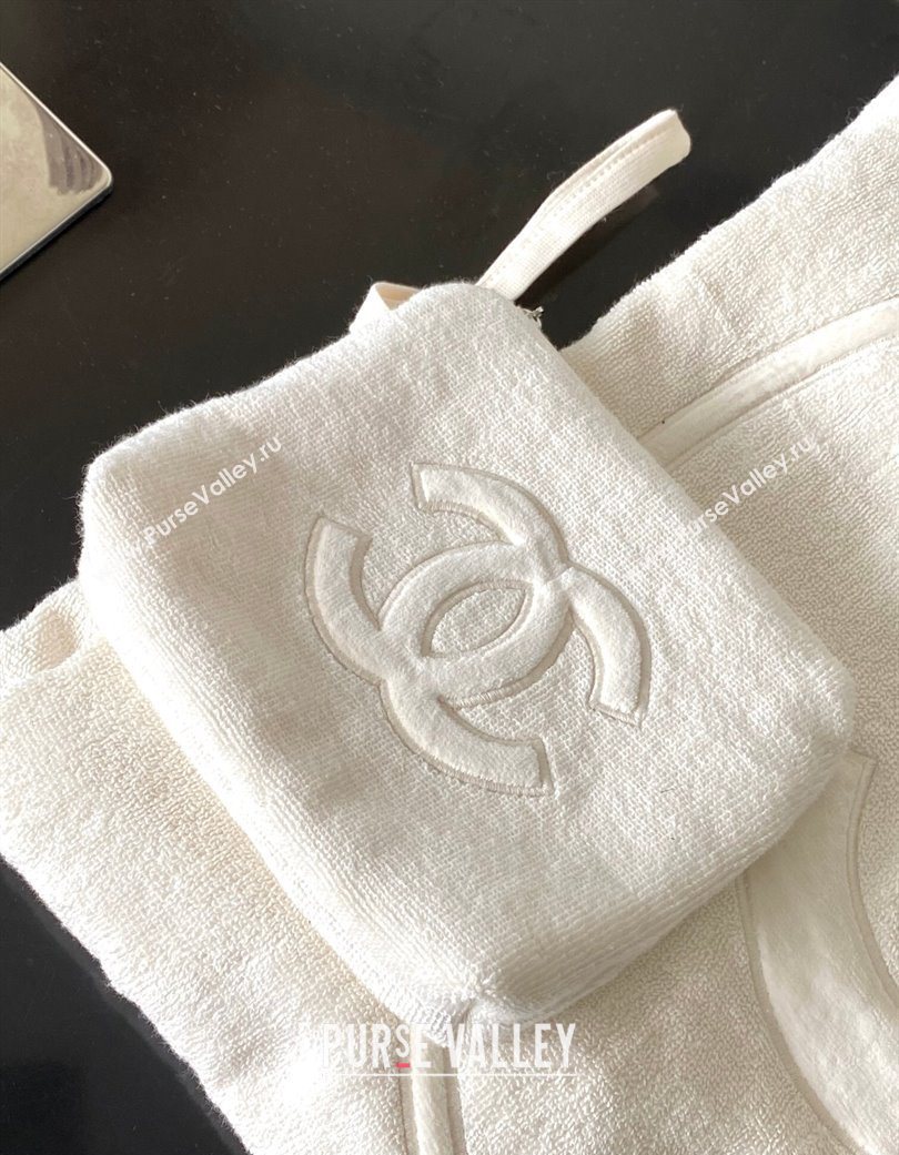 Chanel Cotton Beachwear Set Ivory White 2025 AAA938 (yezi-250702065)