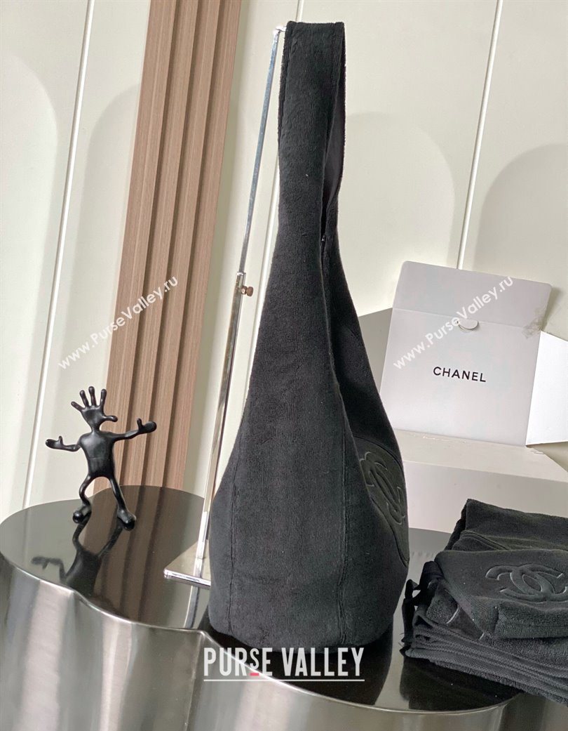 Chanel Cotton Beachwear Set Black 2025 AAA938 (yezi-250702067)