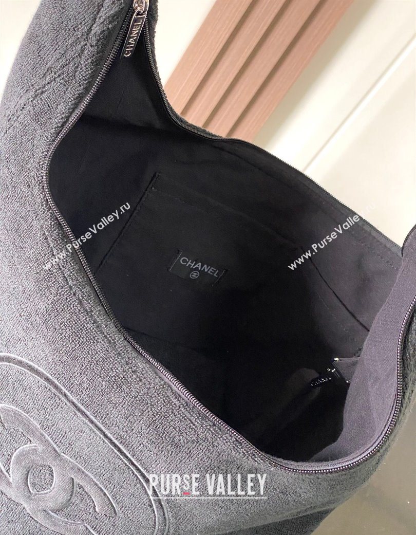 Chanel Cotton Beachwear Set Black 2025 AAA938 (yezi-250702067)