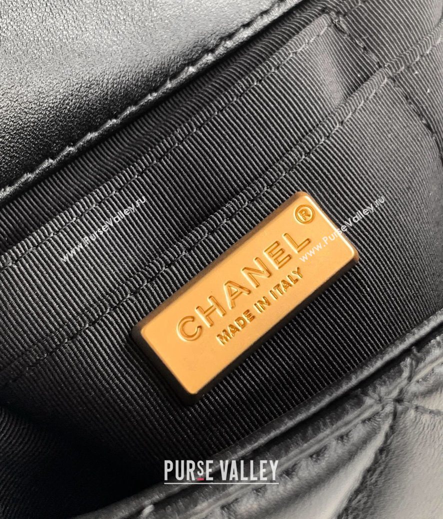 Chanel Lambskin Mini Flap Bag with Top Handle Bag Black 2025 0702 (yezi-250702048)