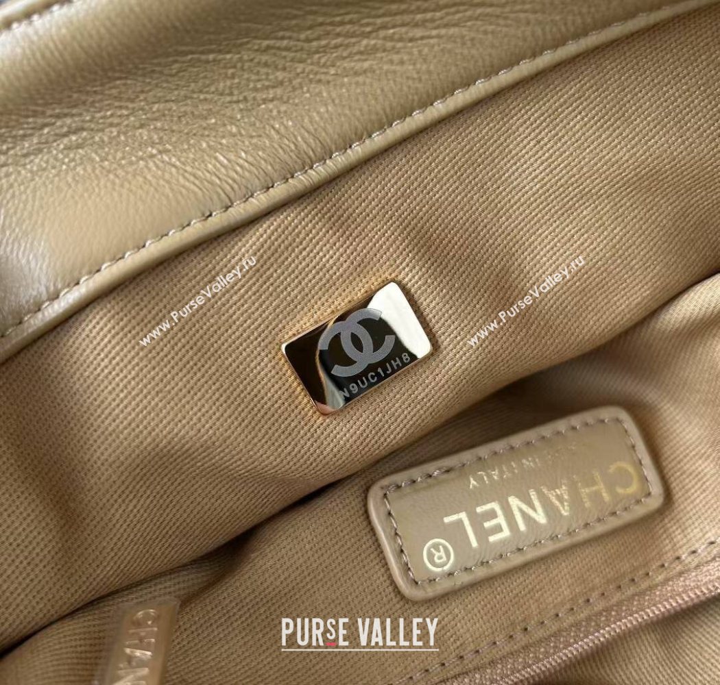 Chanel Suede Hobo Bag AS5886 Brown 2025 (yezi-250703042)