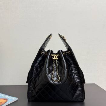 Chanel 25 Lambskin Medium Handbag AS5311 Black 2025 0811 (yezi-2508110057)