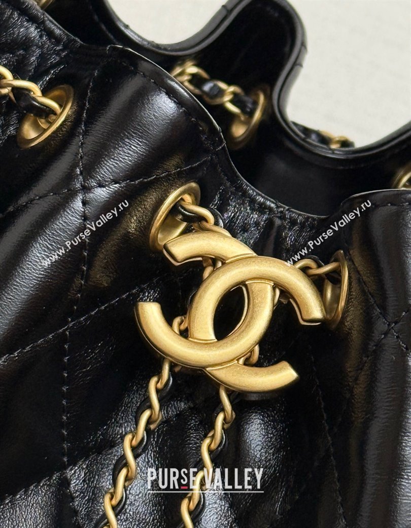 Chanel 25 Lambskin Medium Handbag AS5311 Black 2025 0811 (yezi-2508110057)