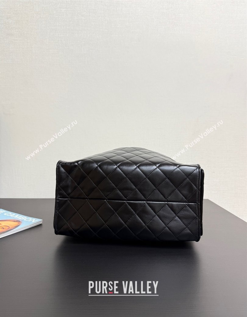 Chanel 25 Lambskin Medium Handbag AS5311 Black 2025 0811 (yezi-2508110057)