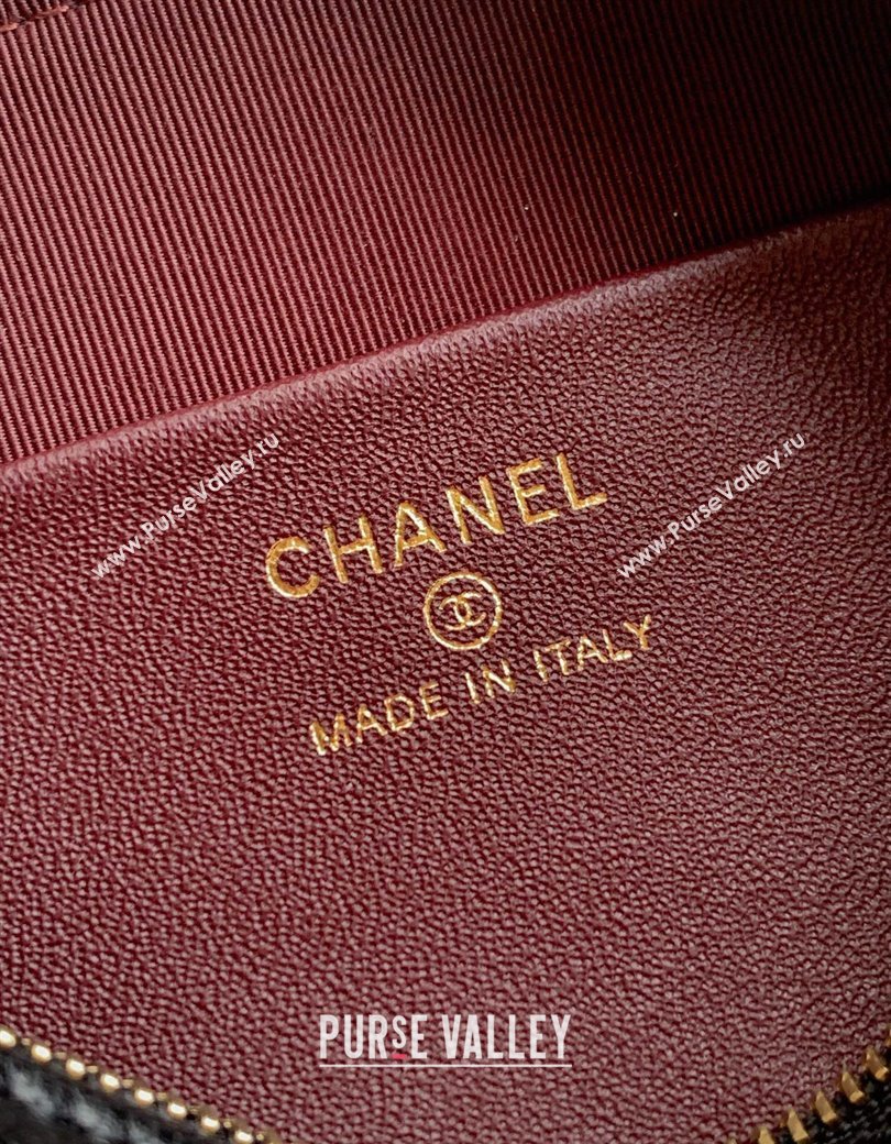 Chanel Lambskin Hobo Bag Black 2025 CH081101 (yezi-2508110089)