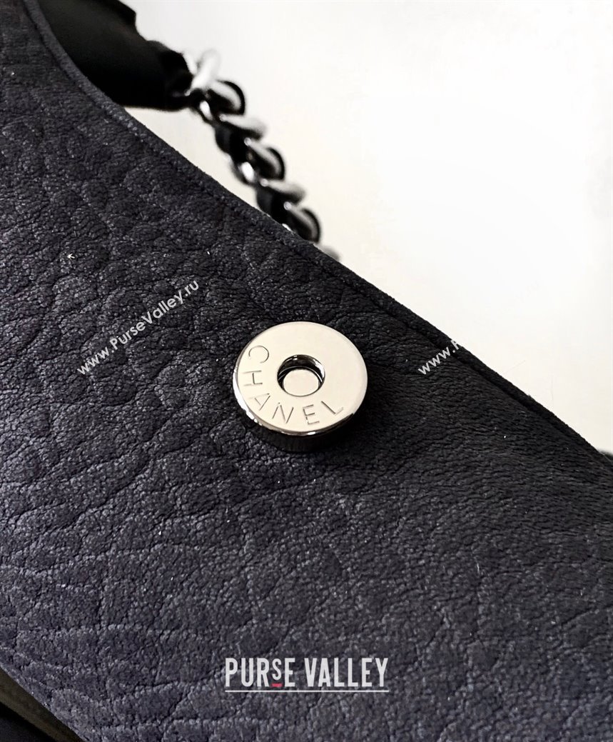 Chanel Grained Nubuck Shopping Bag Black 2025 CH081203 (yezi-250812080)
